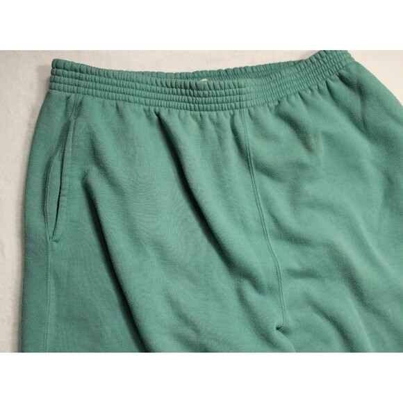 Gap Vintage 80s Sweatpants Straight Leg  Men’s XL Green No Drawstring - Picture 4 of 12